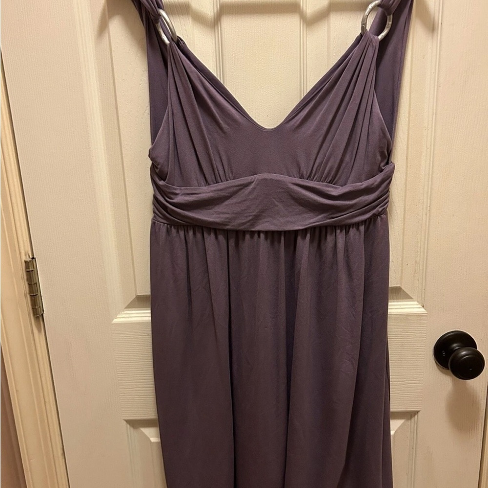 Victorias Secret Bra Top Purple Tank with Ring Detail Sz L